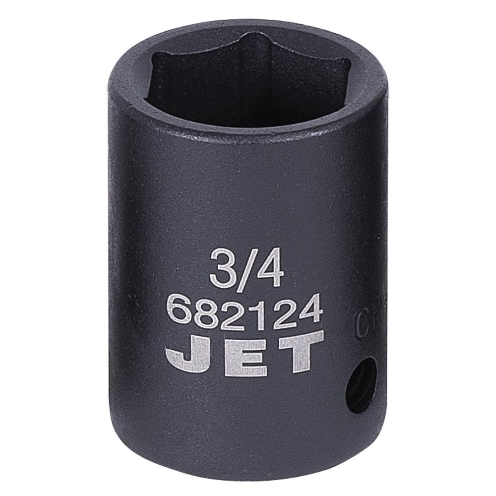 1/2" DR x 3/4" Regular Impact Socket - 6 Point