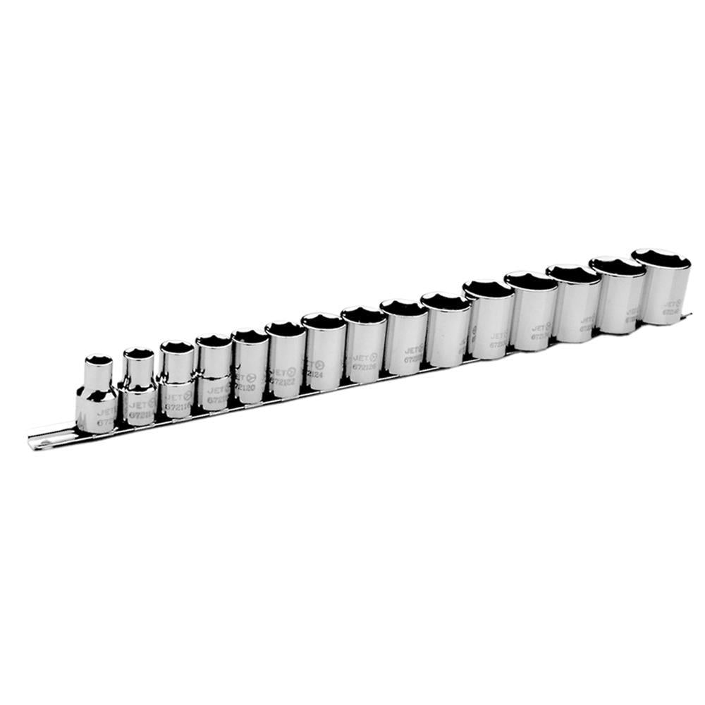 15 PC 1/2" DR SAE Socket Set - 6 Point