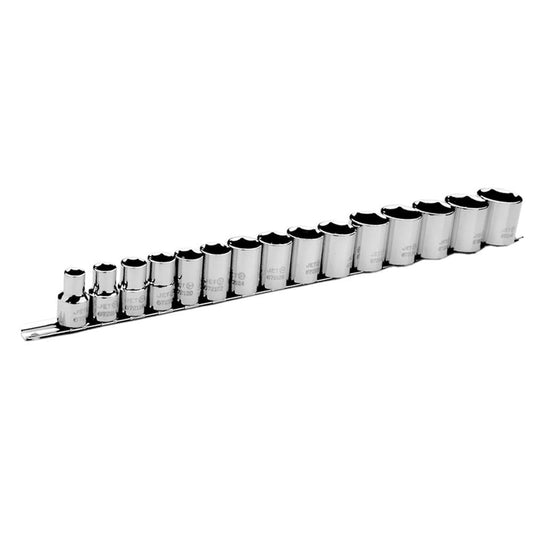 15 PC 1/2" DR SAE Socket Set - 6 Point