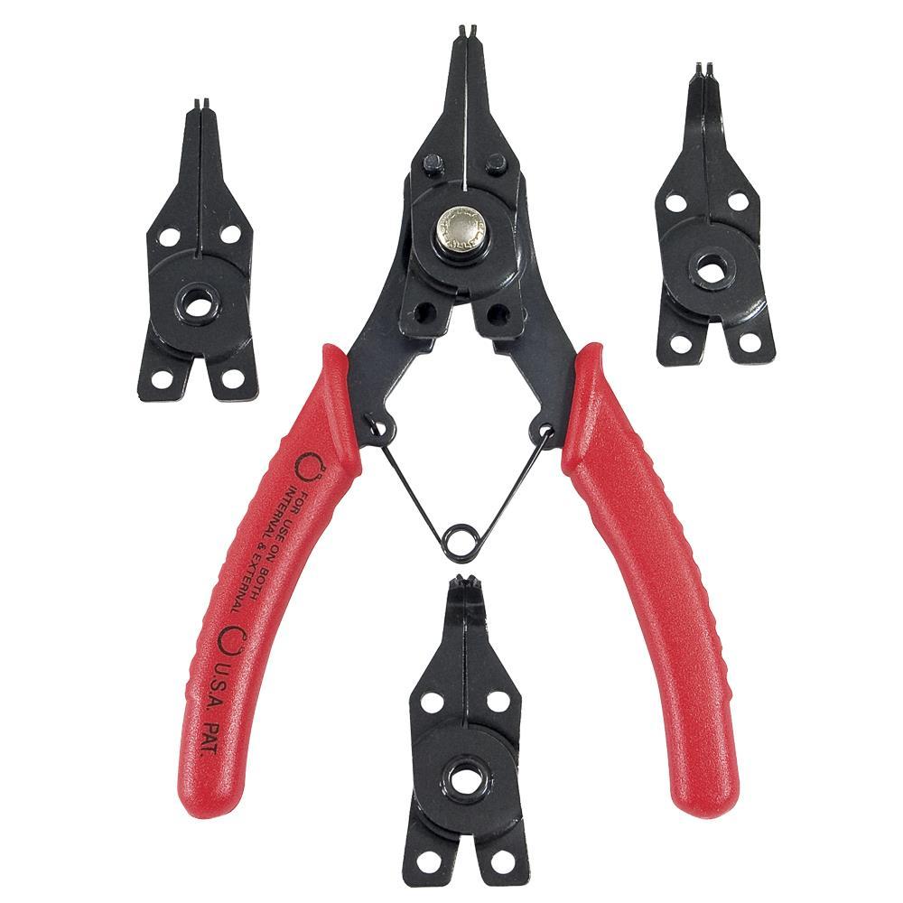 Ensemble de 5 pinces à anneau élastique convertibles