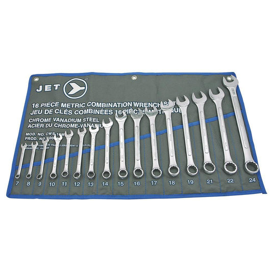 16 PC Metric Raised Panel Combination Wrench Set