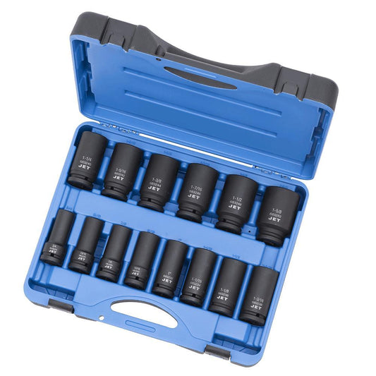 14 PC 3/4" DR Deep SAE Impact Socket Set - 6 Point