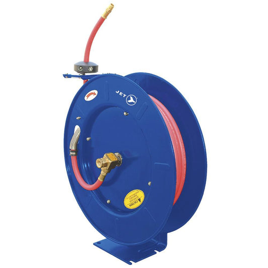 1/2" x 50' Retractable Air/Water Hose Reel - Heavy Duty