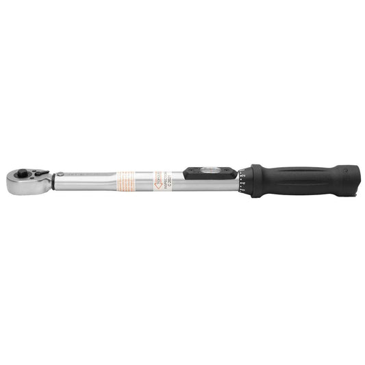 3/8" DR 80 ft/lbs Slim Head Torque Wrench - Heavy Duty