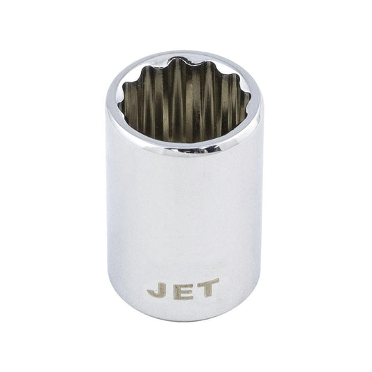 1/4" DR x 10mm Regular Chrome Socket - 12 Point