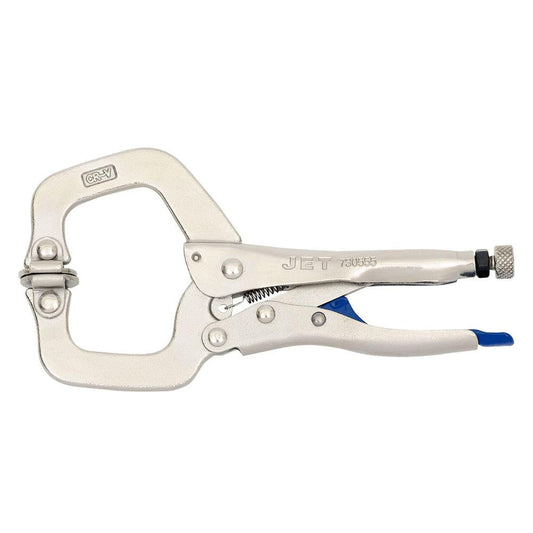 Serre-joint verrouillable en C de 6 po avec coussinets pivotants