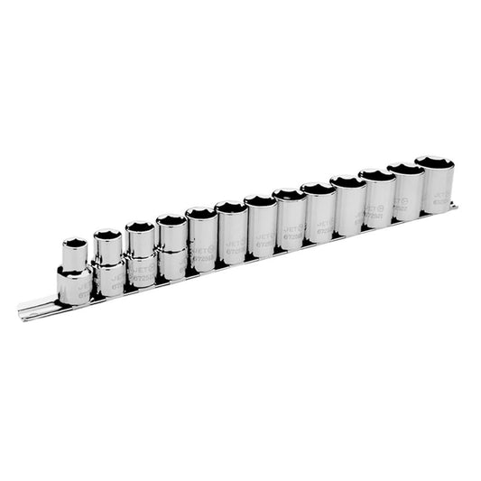 13 PC 1/2" DR Metric Socket Set - 6 Point