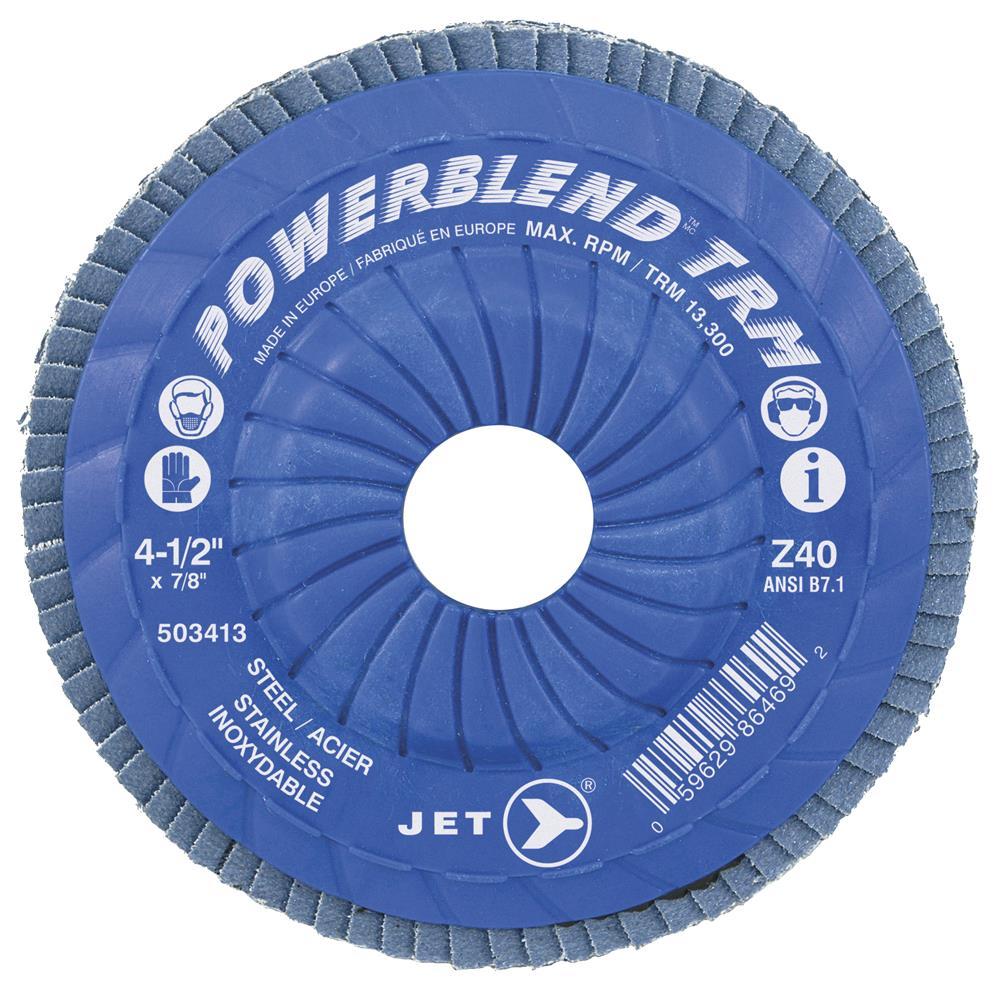 5 x 7/8 Z80 POWERBLEND TRM T29 Trimmable Zirconia Flap Disc