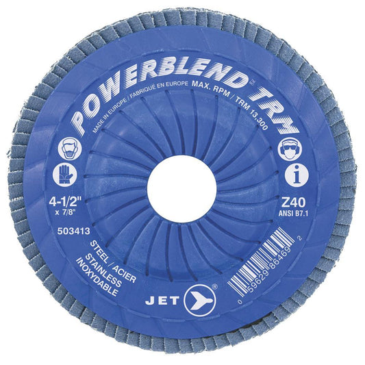5 x 7/8 Z80 POWERBLEND TRM T29 Trimmable Zirconia Flap Disc