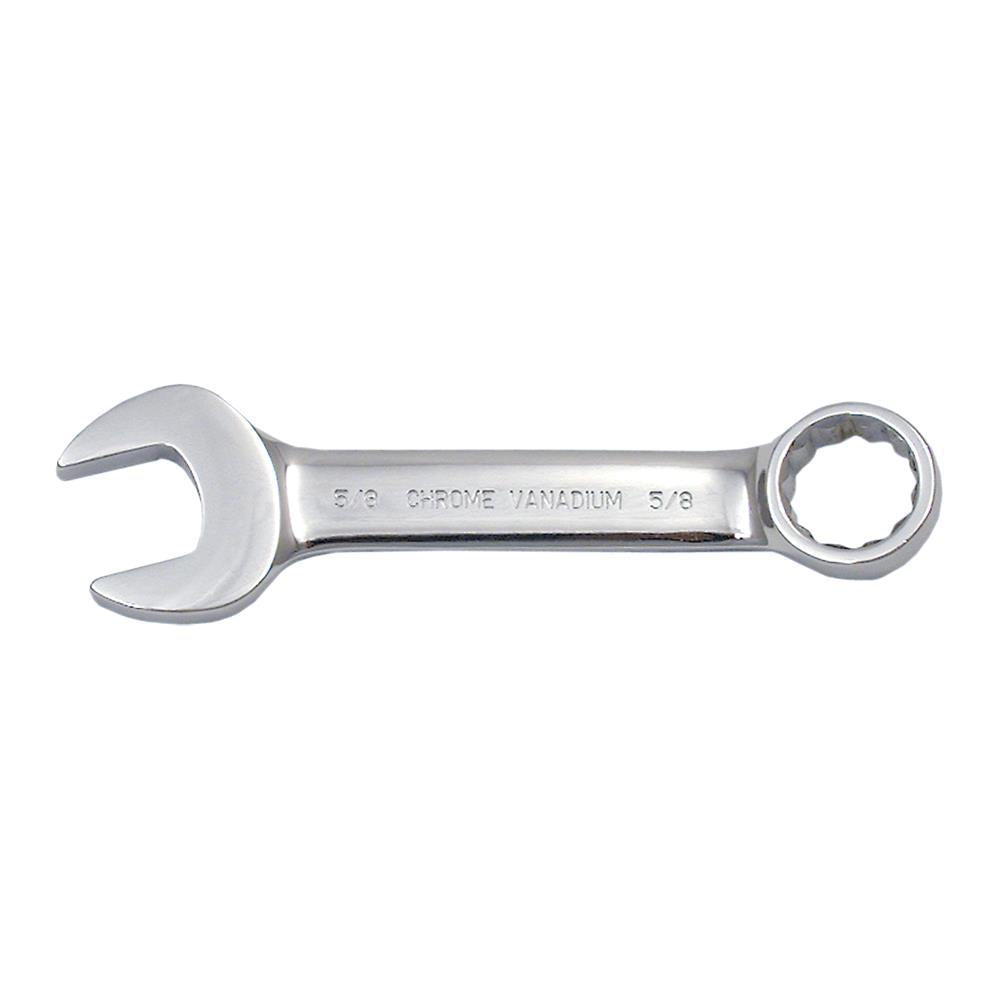 3/4" Fully Polished Stubby Combination Wrench