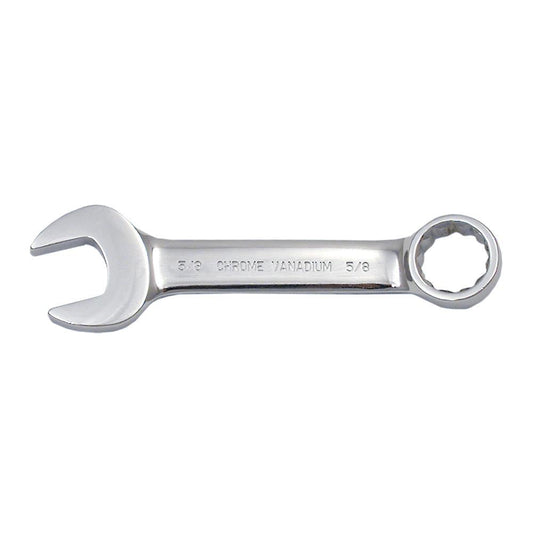3/4" Fully Polished Stubby Combination Wrench