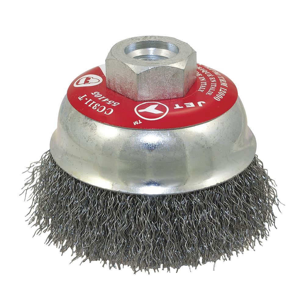 3-1/4 x 5/8-11NC Crimped Cup Brush - High Performance