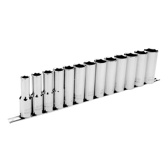 13 PC 1/2" DR Deep Metric Socket Set - 6 Point