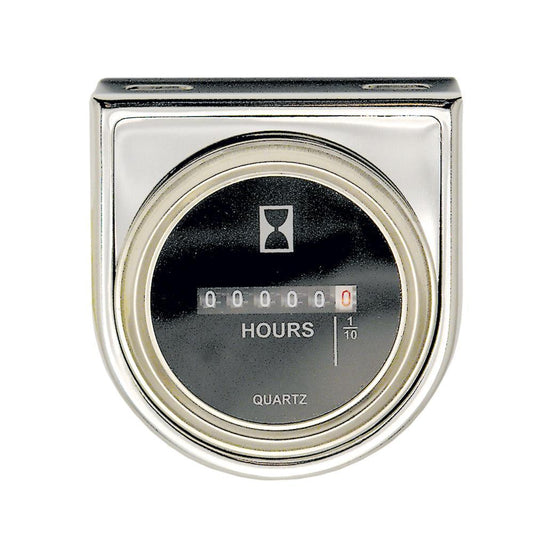 Heavy Duty / Marine Chrome Series Hourmeter Gauge Kit