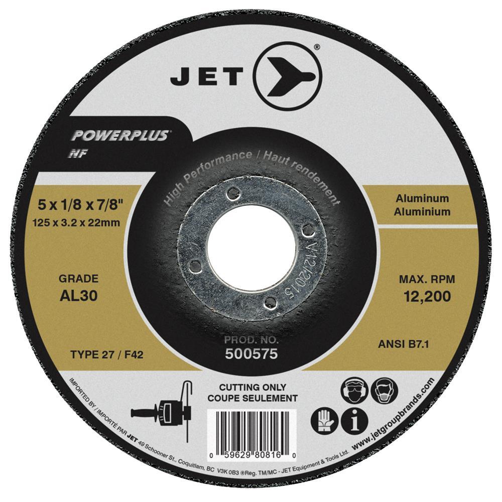 5 x 1/8 x 7/8 AL30 POWERPLUS NF T27 Cutting Wheel