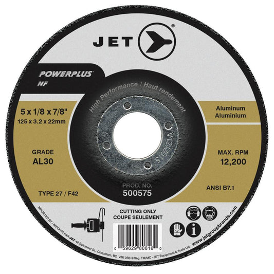 5 x 1/8 x 7/8 AL30 POWERPLUS NF T27 Cutting Wheel