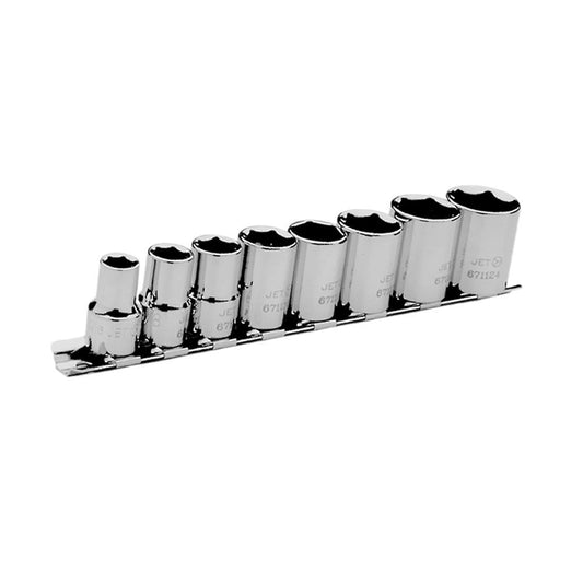 8 PC 3/8" DR SAE Socket Set - 6 Point