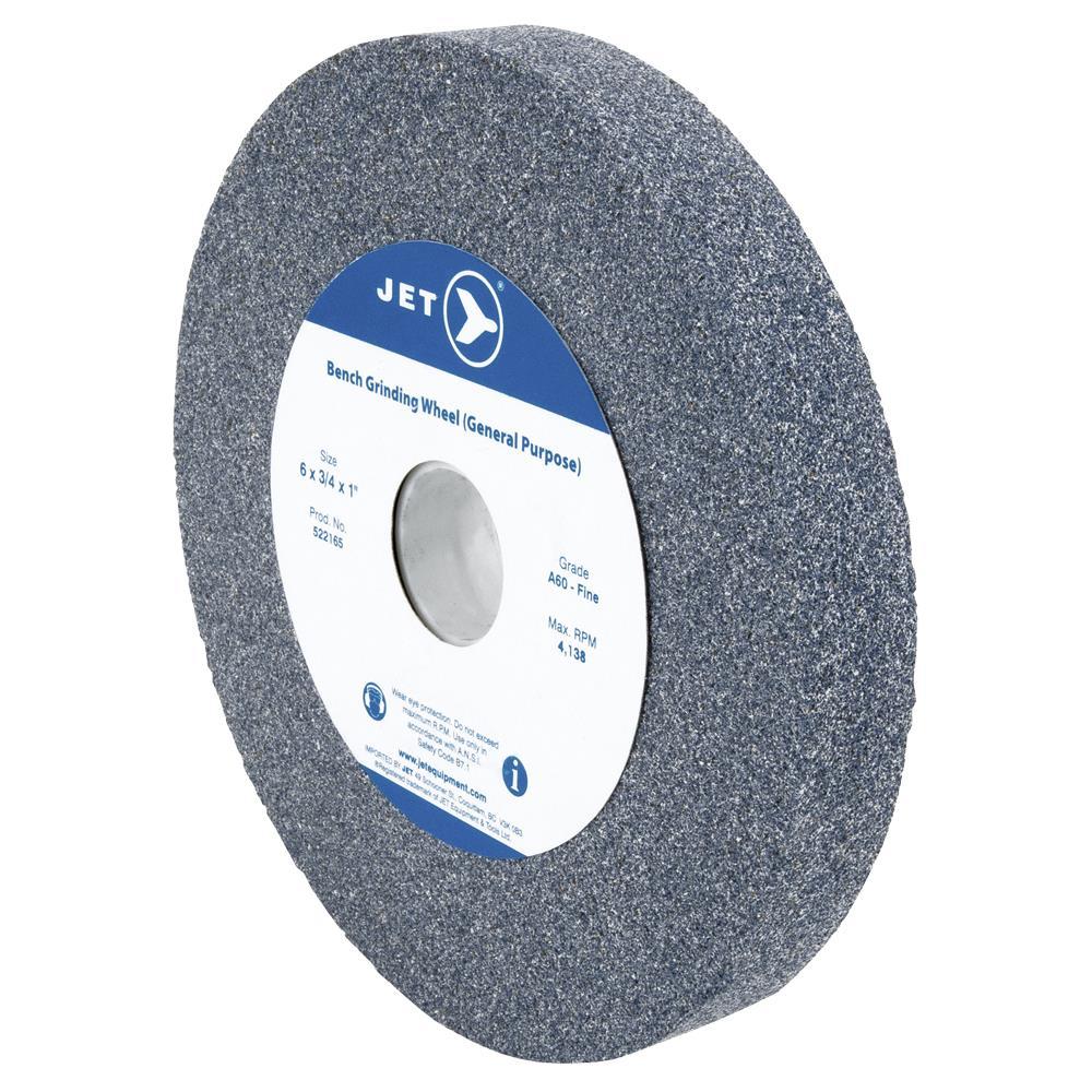 6 x 3/4 x 1 A60 Bench Grinding Wheel
