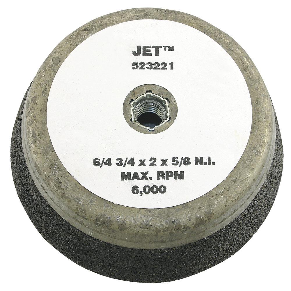 Meule boisseau à liant résineux 6 x 2 x 5/8-11NC A16 T11