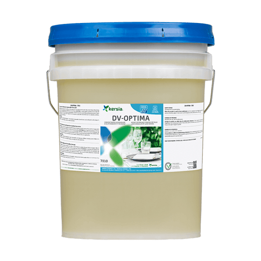 DV-OPTIMA - Agent de rinçage concentré pour lave-vaisselle et lave-verres, 7810, 18,9 L
