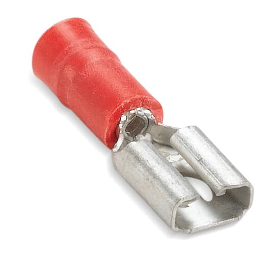 Insulated Vinyl Female 250 Disc 22-18 Red