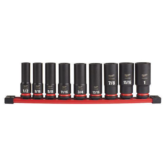 Shockwave™ 9pc Impact Duty™ 1/2" Drive Sae Deep 6 Point Socket Set