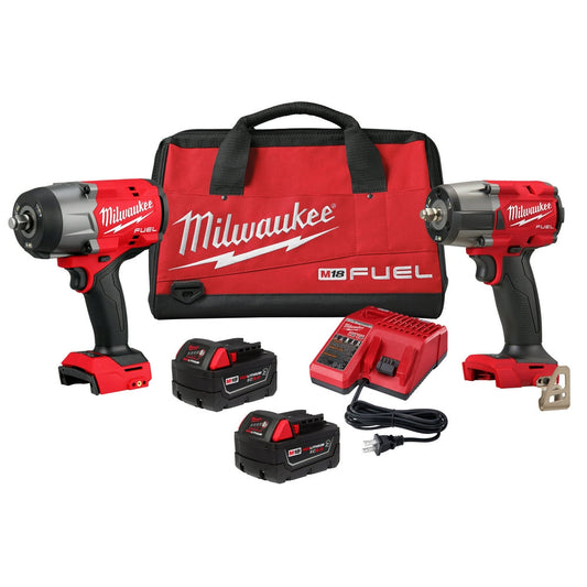 M18™ Fuel™ 1/2" Htiw & 3/8" Mtiw Automotive Combo Kit