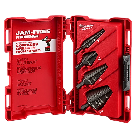 Step Bit 4pc Kit