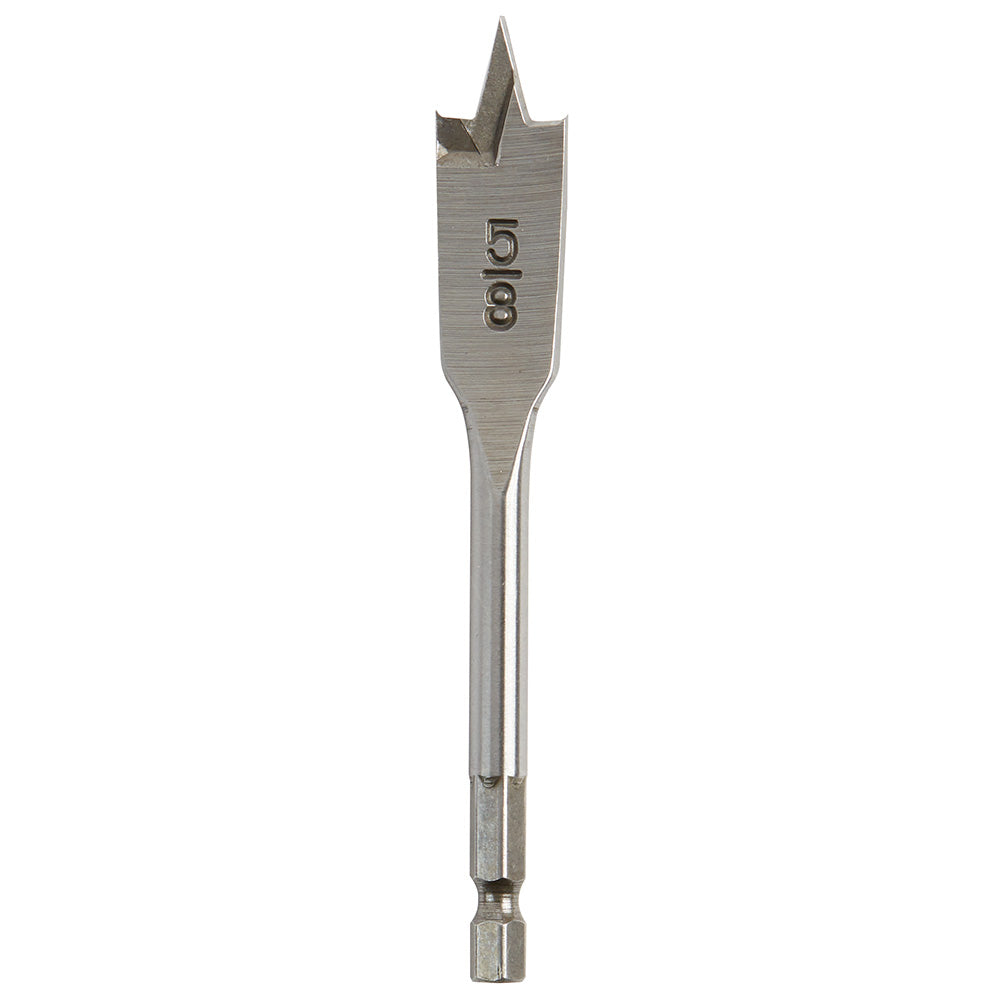 5/8 In x 4.5 In Flat Boring Bit