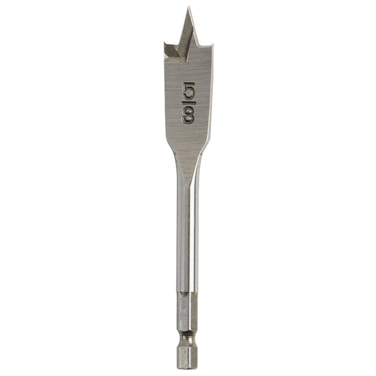 5/8 In x 4.5 In Flat Boring Bit
