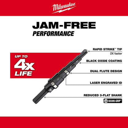 #2 Step Drill Bit, 3/16 In. - 1/2