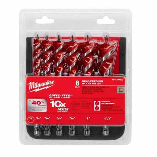 6-1/2 In. Speed Feed Wood Bit Set