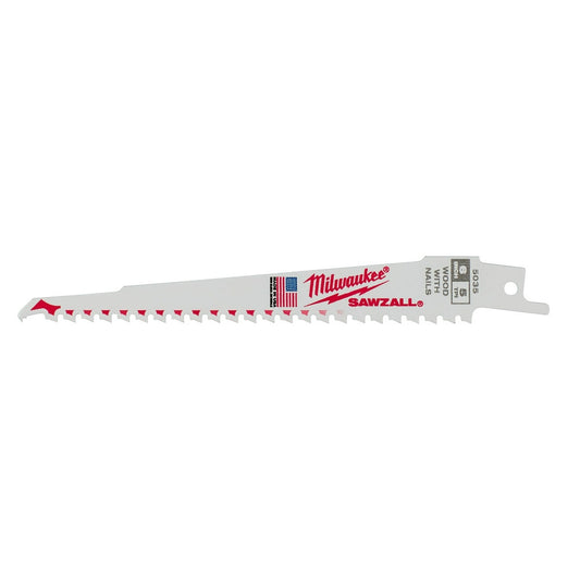 Sawzall® Blade 6" 5 Tpi 100/pk