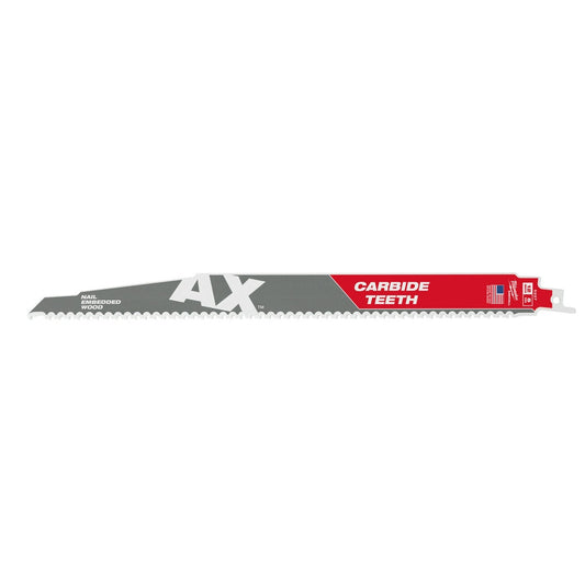 The Ax™ With Carbide Teeth Sawzall® Blade 12" 5t 3pk