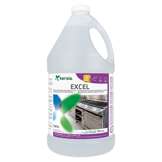 EXCEL - Nettoyant pour fours, friteuses et plaques de cuisson, 7870, 3,8 L, 4/cs
