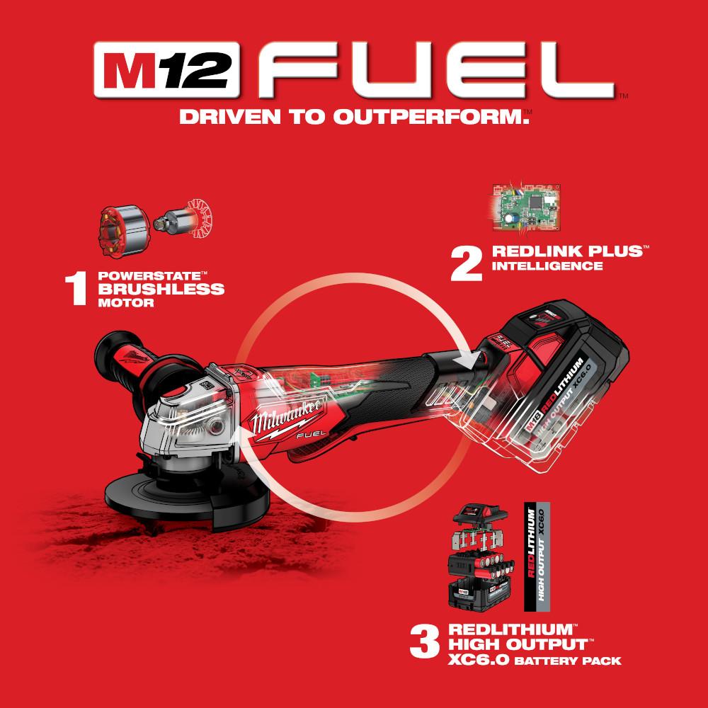 M18™ FUEL Palette variable 4-1/2 po/5 po