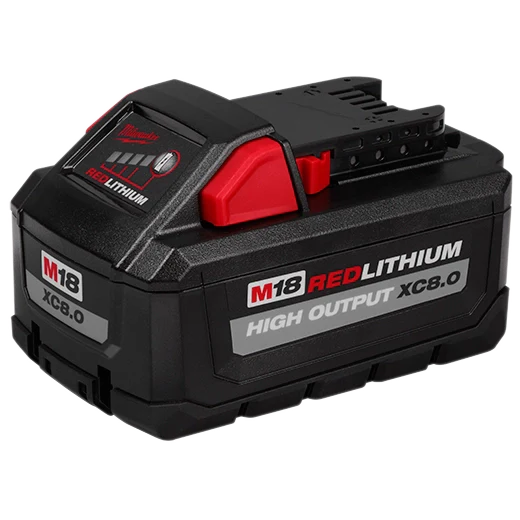 Milwaukee 18v High Output Extended Capacity 8.0ah Battery, Global Version