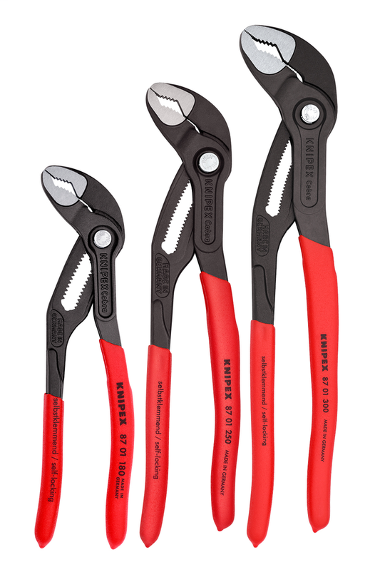 3 Pc Cobra® Water Pump Pliers Set (7 10 & 12)
