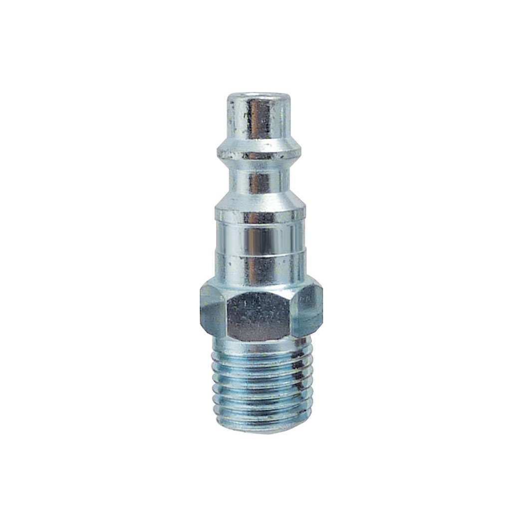 1/4 Industrial Steel Coupler Plug 1/4 (M) NPT