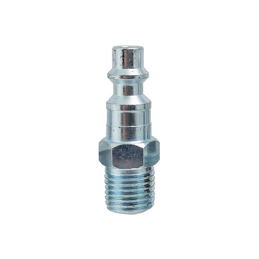 1/4 Industrial Steel Coupler Plug 1/4 (M) NPT