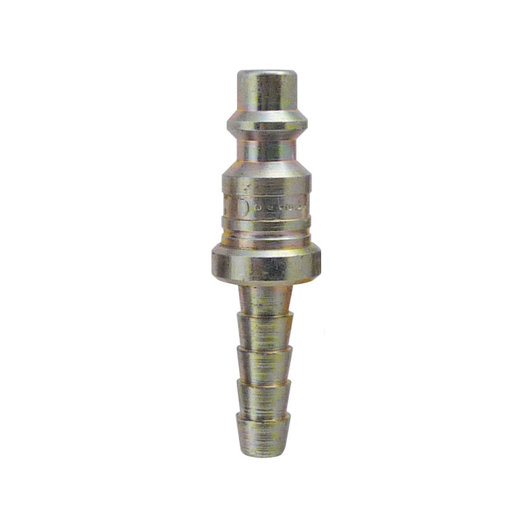 1/4 Industrial Steel Coupler Plug With 3/8 Hose Barb