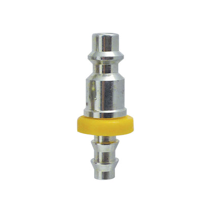 1/4 Industrial Steel Coupler Plug With 3/8 Push-On Hose Barb