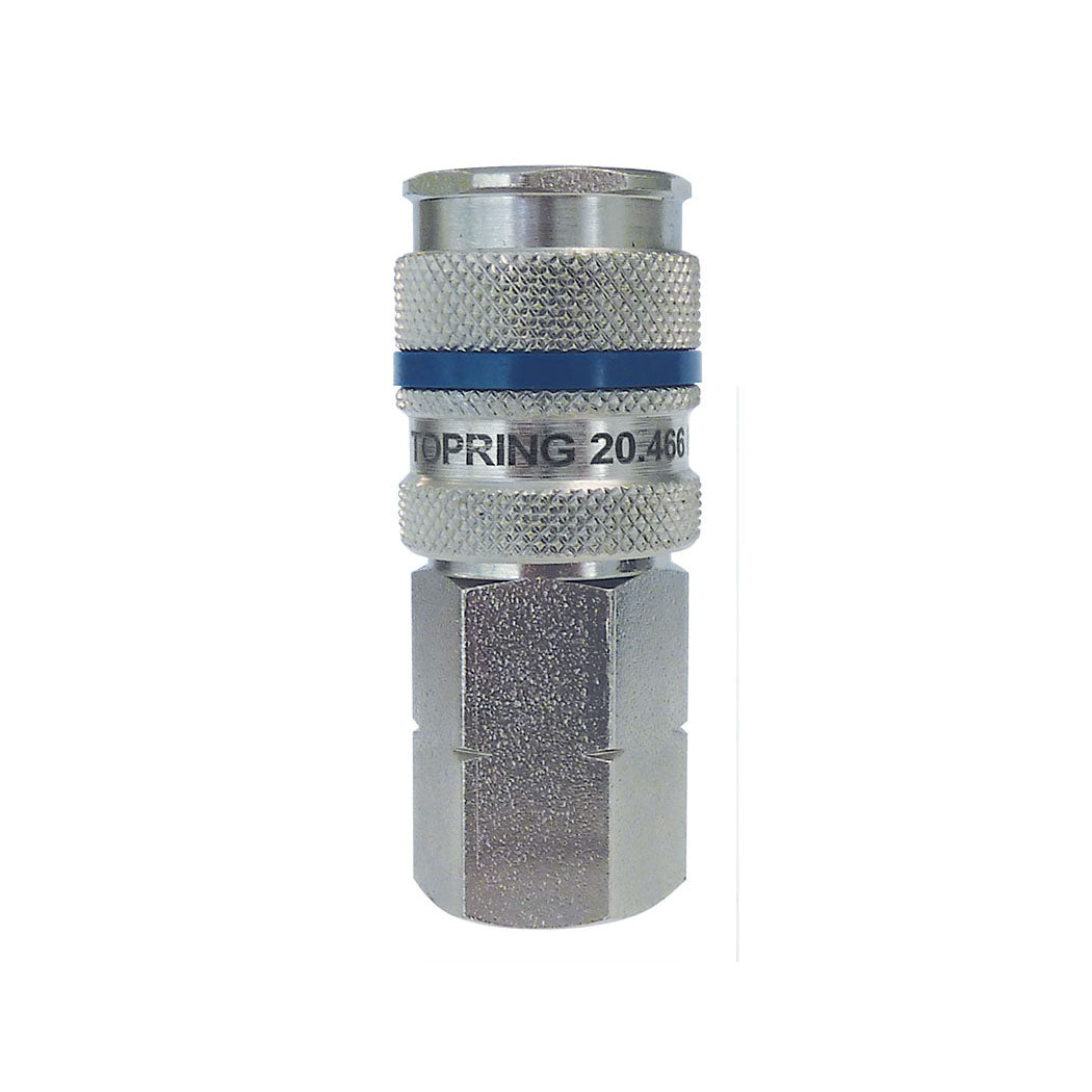 Coupleur rapide en acier industriel 1/4 (F) NPT, modèle Quiksilver