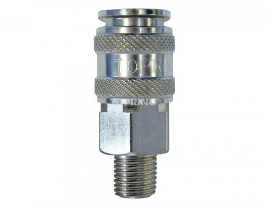 1/4 Industrial Steel Quick Coupler 1/4 (M), Unimax Model, NPT