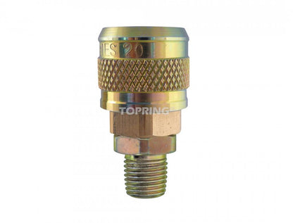 1/4 Industrial Brass Quick Coupler 3/8 (M) NPT, Automax Model