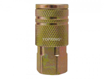1/4 Industrial Steel Quick Coupler 3/8 (F), Maxquik Model, NPT