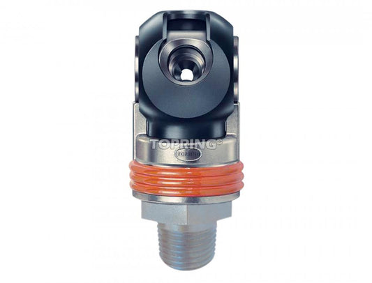 1/4 Industrial Steel Swing Coupler 1/4 (M) NPT, Topquik SC Model
