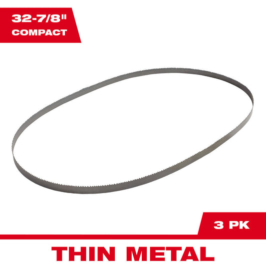 32-7/8 In Band Saw Blade 3pk Compact