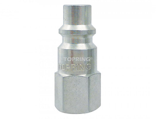 3/8 Industrial Steel Coupler Plug 1/2 (F) NPT
