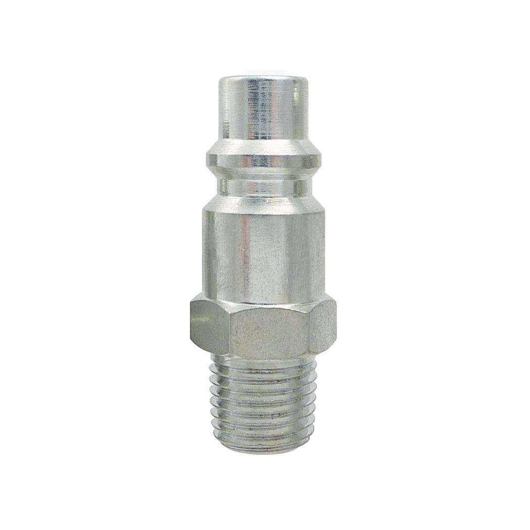 3/8 Industrial Steel Coupler Plug 3/8 (M) NPT
